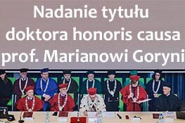 Prof. Marian Gorynia Odebrał