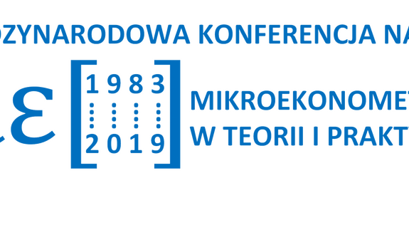 XIX Międzynarodowa konferencja naukowa
Mikroekonometria w teorii i praktyce
Szczecin, 16-17 września 2019