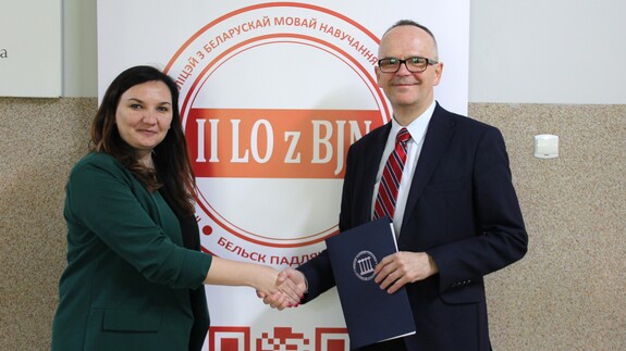 Rozszerzamy współpracę ze szkołami – porozumienie z II LO z BJN im. Bronisława Taraszkiewicza w Bielsku Podlaskim