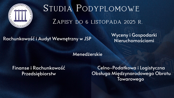 Trwa rekrutacja na Studia Podyplomowe