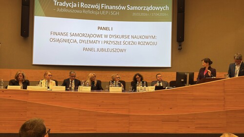 Ekspercki udział przedstawicielki Wydziału Ekonomii i Finansów UwB w prestiżowej debacie o finansach samorządowych