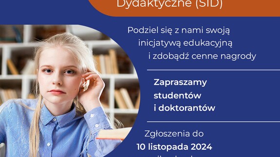 Zaproszenie do udziału w konkursie „Studenckie Inicjatywy Dydaktyczne".