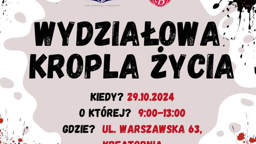 „Wydziałowa Kropla Życia”