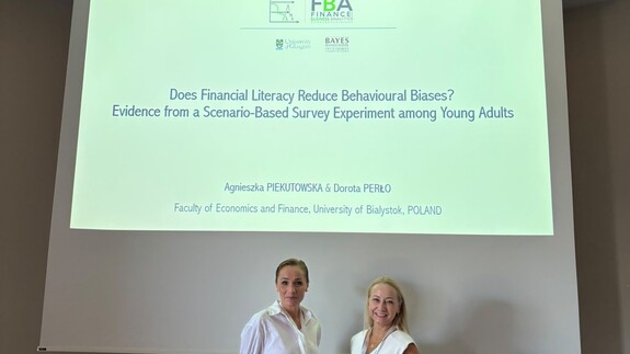 Od finansów behawioralnych po zrównoważoną mobilność – naukowcy Wydział Ekonomii i Finansów UwB na FBA 2026