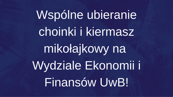 Wspólne ubieranie choinki i kiermasz słodkości