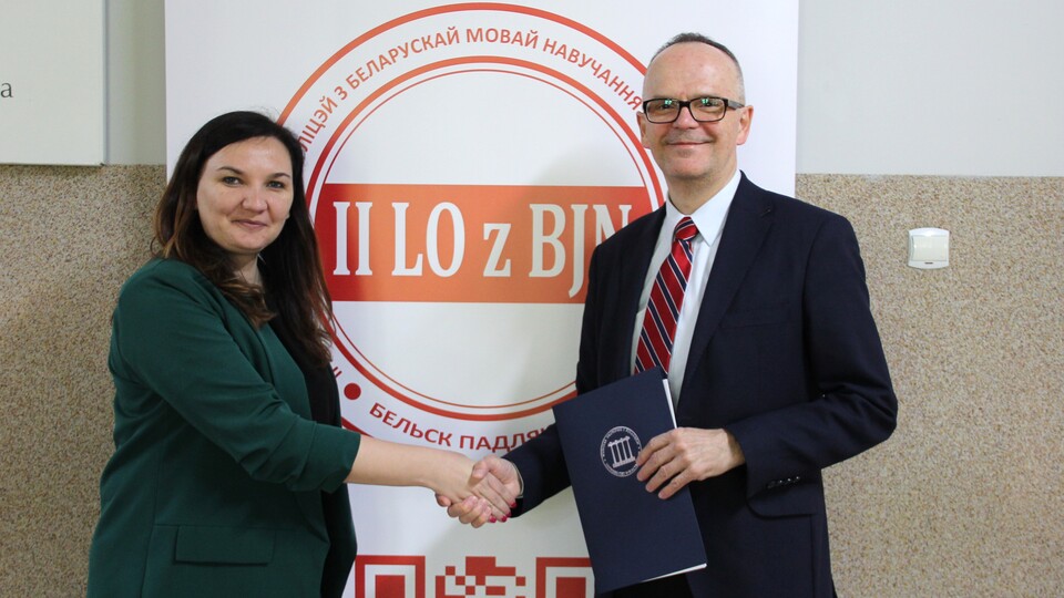 Rozszerzamy współpracę ze szkołami – porozumienie z II LO z BJN im. Bronisława Taraszkiewicza w Bielsku Podlaskim