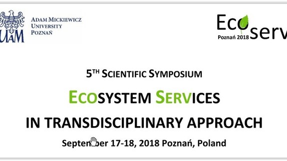 5th Scientific Symposium on Ecosystem Services in Transdisciplinary Approach - ECOSERV 2018