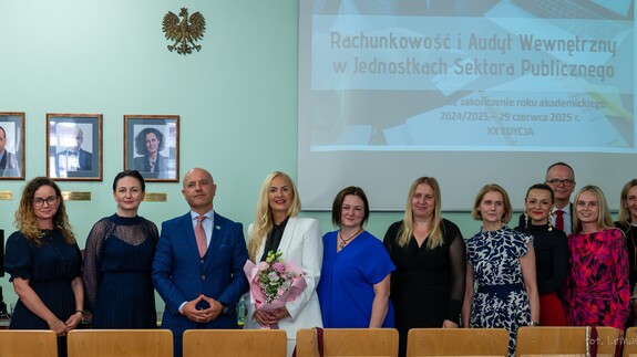 Uroczyste zakończenie XX edycji studiów podyplomowych „Rachunkowość i Audyt Wewnętrzny w Jednostkach Sektora Publicznego"