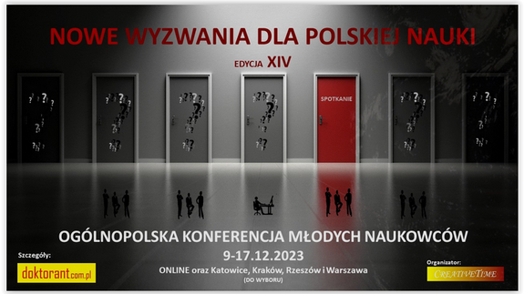 XIV odsłona Konferencji dla Młodych Naukowców nt. Nowe Wyzwania dla Polskiej Nauki.