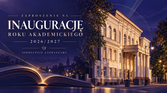 Zaproszenie na inaugurację roku akademickiego 2026/2027