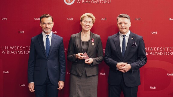 Pracownicy Uniwersytetu w Białymstoku uhonorowani odznaczeniami państwowymi