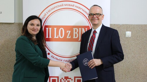 Rozszerzamy współpracę ze szkołami – porozumienie z II LO z BJN im. Bronisława Taraszkiewicza w Bielsku Podlaskim