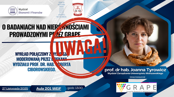 Dzisiejszy wykład odwołany.